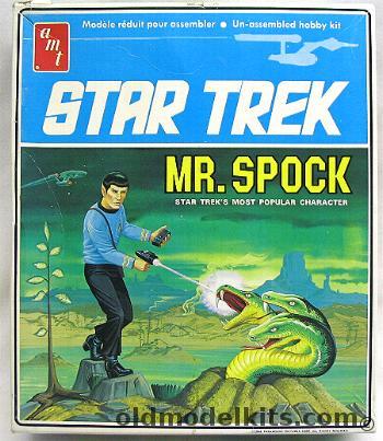 AMT 1/12 Mr. Spock from Star Trek - Bagged, S956 plastic model kit
